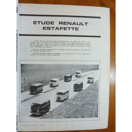 Estafette Revue Technique Renault
