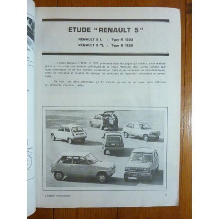 R5 R1220 R1222 Revue Technique Renault