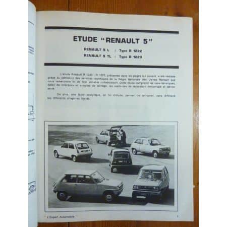 R5 R1220 R1222 Revue Technique Renault