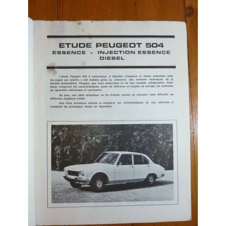 504 Revue Technique Peugeot