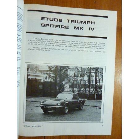 Spitfire MK IV Revue Technique Triumph