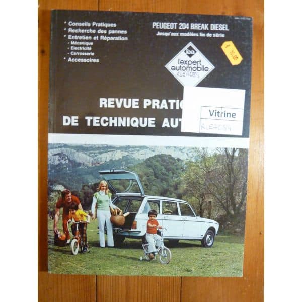 204 bk Revue Technique Peugeot