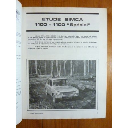1100 Cooper Revue Technique LEA SIMCA