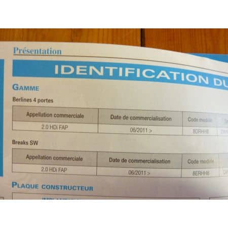 508 HDI 10- Revue Technique Peugeot