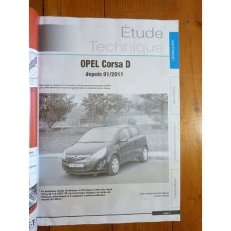 Corsa D CDTi 11- Revue Technique Opel