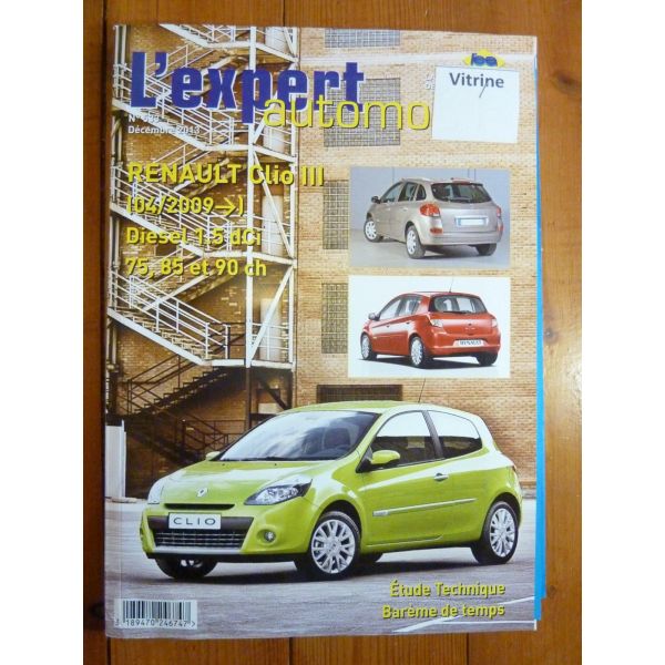 Clio 3 Dci 09- Revue Technique Renault
