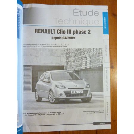 Clio 3 Dci 09- Revue Technique Renault