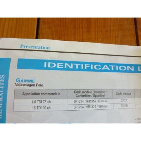 Polo V 09- Revue Technique Volkswagen