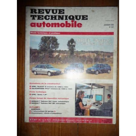 Astra Revue Technique Opel
