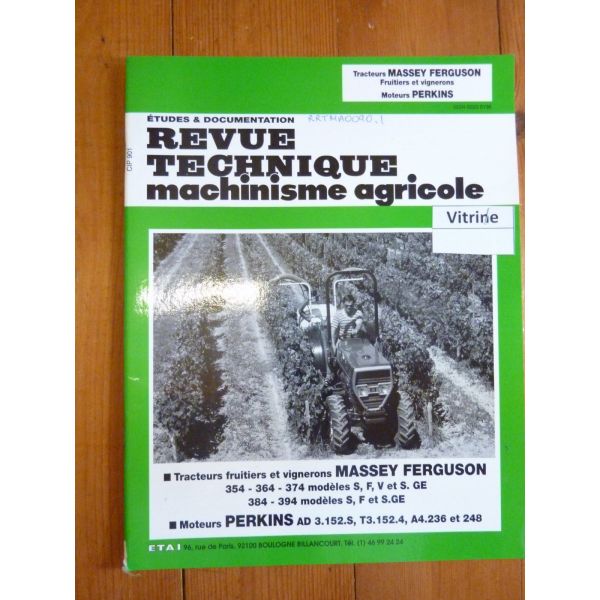 MASSEY FERGUSON 354 364 374 S,F,V,S.GE