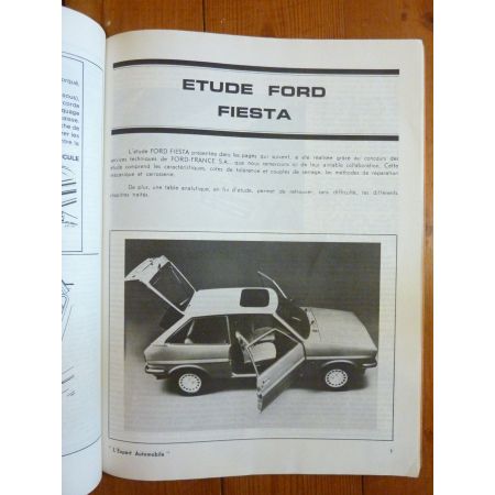 Fiesta Revue Technique LEA Ford