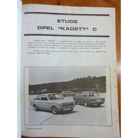 Kadett C Revue Technique Opel