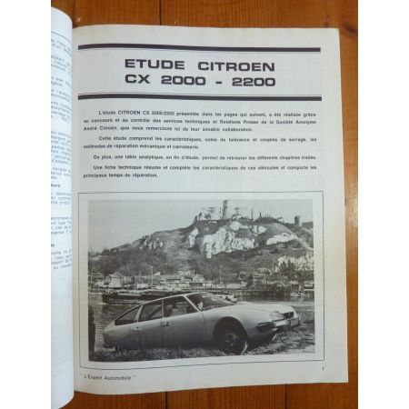 CX Revue Technique Citroen