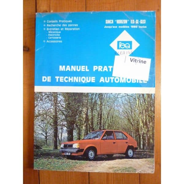 HORIZON -80 Revue Technique Chrysler Simca Talbot