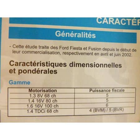 Fiesta 02- Revue Technique Ford