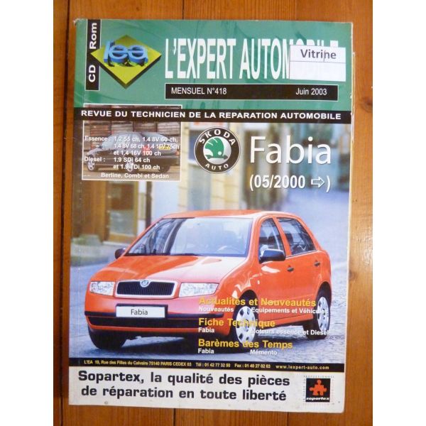 Fabia 00- Revue Technique Skoda