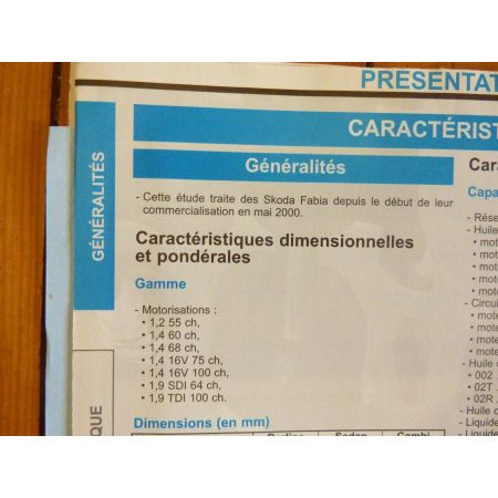 Fabia 00- Revue Technique Skoda