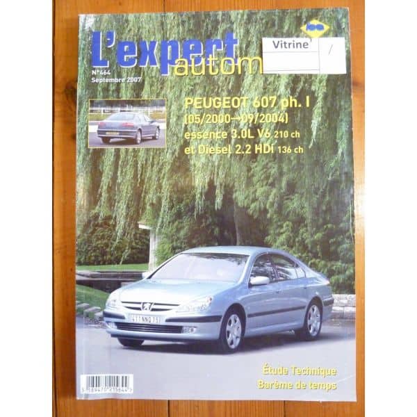 607 00-04 Revue Technique Peugeot