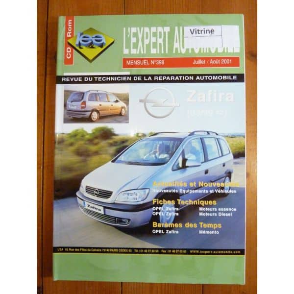 ZAFIRA ess Revue Technique Opel