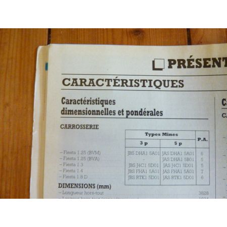 Fiesta 96 Revue Technique Ford