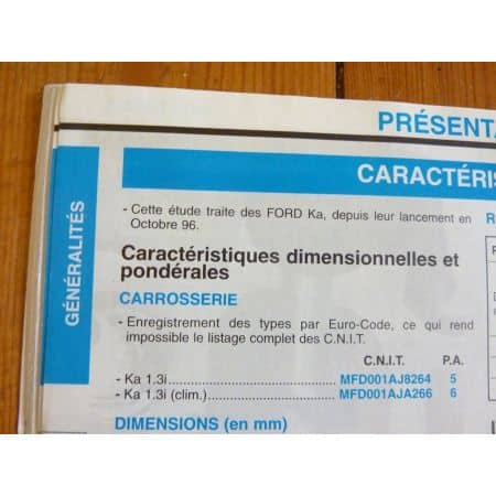 KA Revue Technique Ford