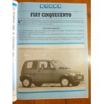 Cinquecento Revue Technique Fiat