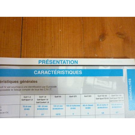 Golf IV 98- Revue Technique Volkswagen