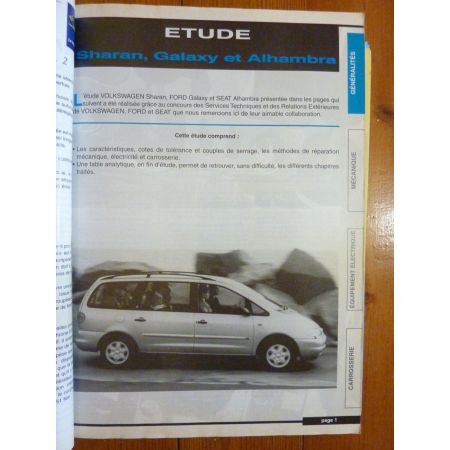 Sharan Alhambra Galaxy Revue Technique Ford Seat Volkswagen