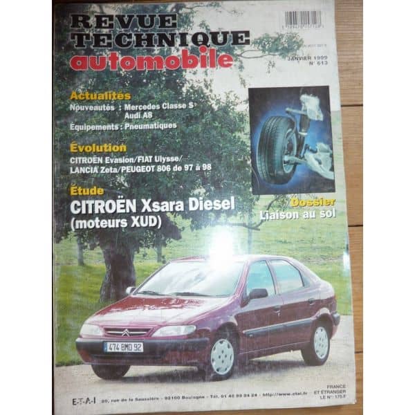 Xsara Die XUD Revue Technique Citroen
