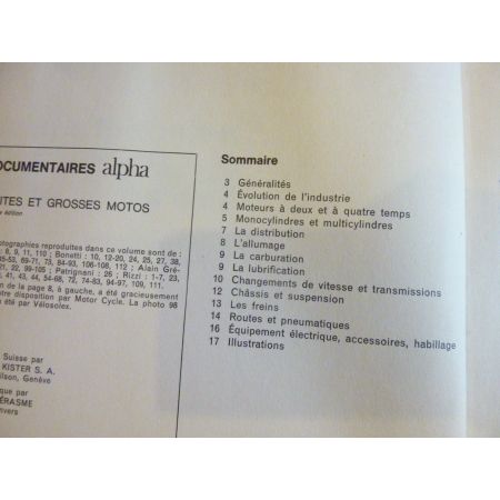 Petite et grosses Motos - Alpha