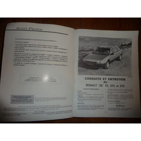 R25 Revue Technique Renault