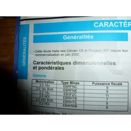 807 C8 02- Revue Technique Citroen