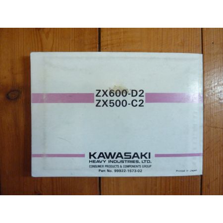 ZZR600 D2 - ZZR500-C2 - Manuel