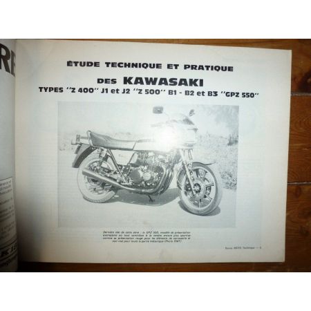 Z400 550 GS850 1100 Revue Technique moto Kawasaki Suzuki