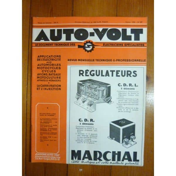 2CV Revue Technique Electronic Auto Volt Citroen