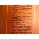 11CV Revue Technique Electronic Auto Volt Citroën