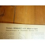 4CV Revue Technique Electronic Auto Volt renault