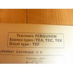 TEx Revue Technique Electronic Auto Volt Massey-Ferguson