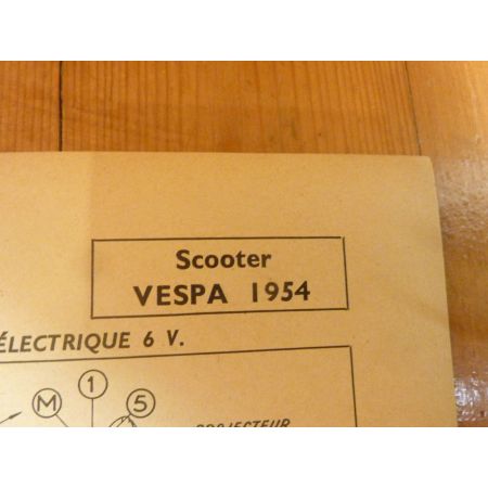 Scooter 1954 Revue Technique Electronic Auto Volt Vespa
