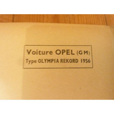 Olympia-Rekord  Revue Technique Electronic Auto Volt Opel