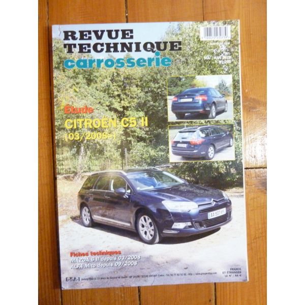 C5 Ph II 03/08-  Revue Technique carrosserie Citroen
