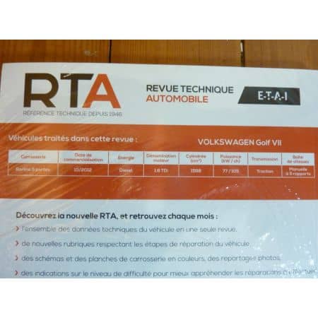 Golf VII 10/12-Revue Technique VW