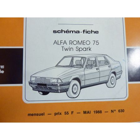 75 twin Spark Revue Technique Electronic Auto Volt  Alfa-Romeo