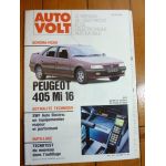 405 MI16 Revue Technique Electronic Auto Volt  Peugeot