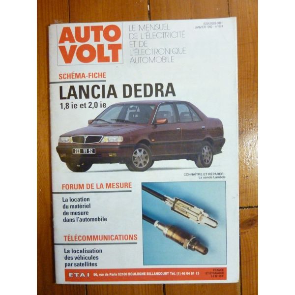 Dedra inj. Revue Technique Electronic Auto Volt  Lancia