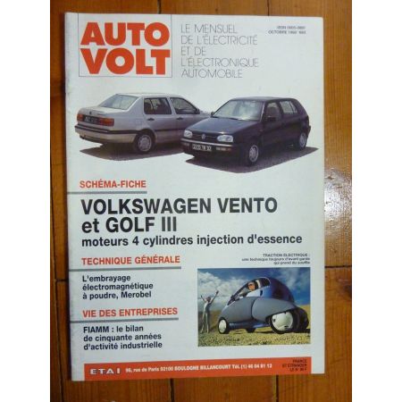 Vento-Golf III Revue Technique Electronic Auto Volt  VW