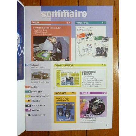 Outils spec Revue Technique Electronic Auto Volt 