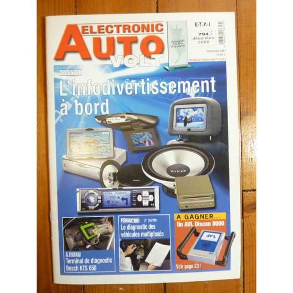 Infos a bord Revue Technique Electronic Auto Volt 