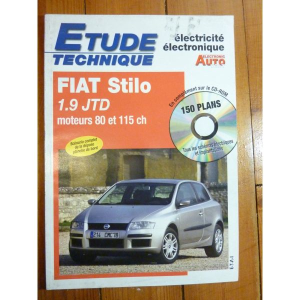 Stilo 1.9 JTD Revue Technique Electronic Auto Volt  Fiat