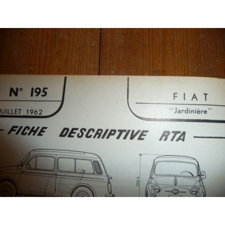 500 Revue Technique Fiat